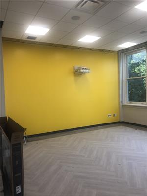 Third floor accent wall 